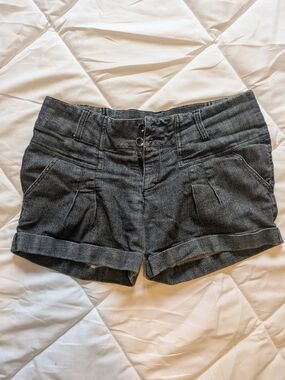 🦋5/25$ Copper Key Dark Gray Denim-Style Women’s Shorts